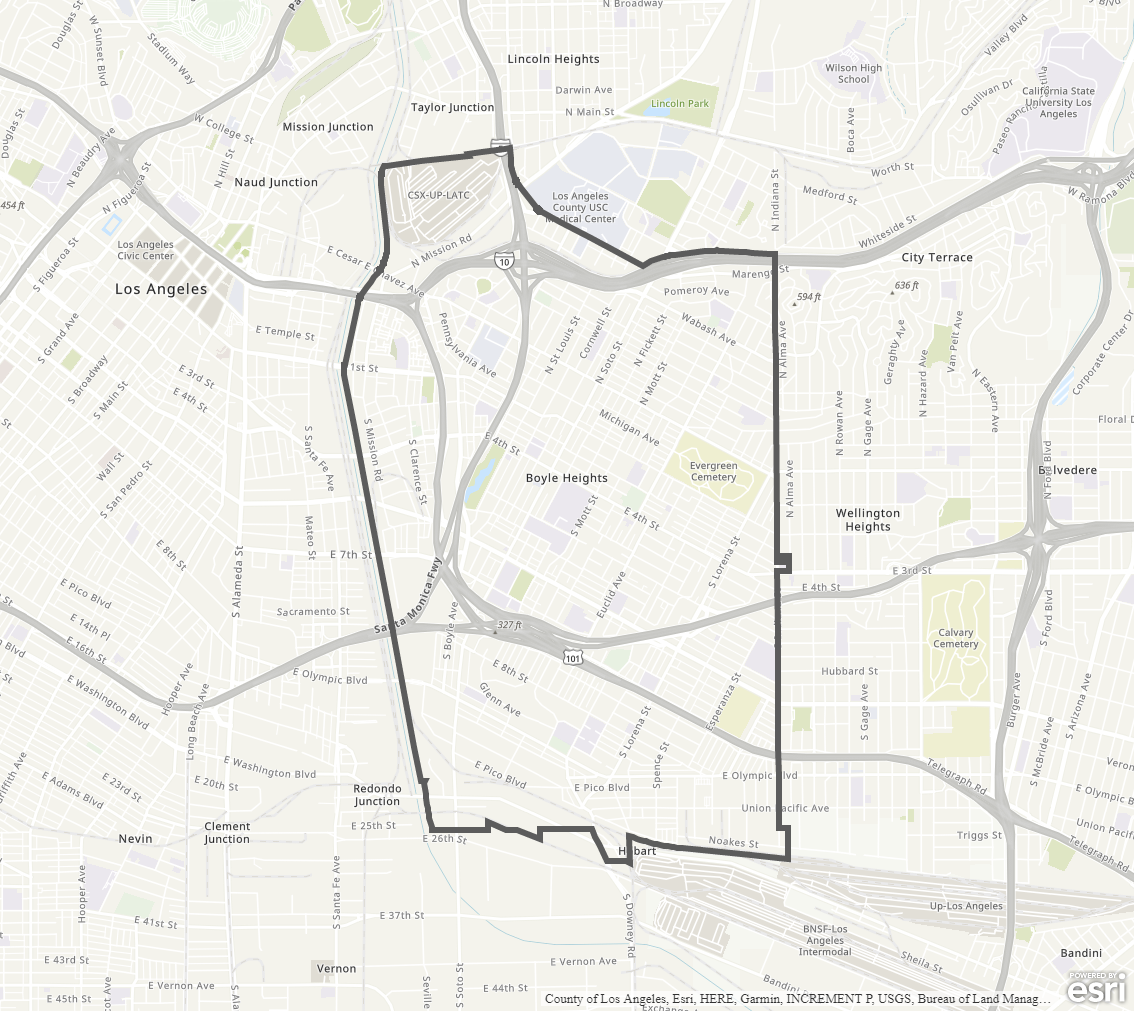 Community Plan Boundary Map