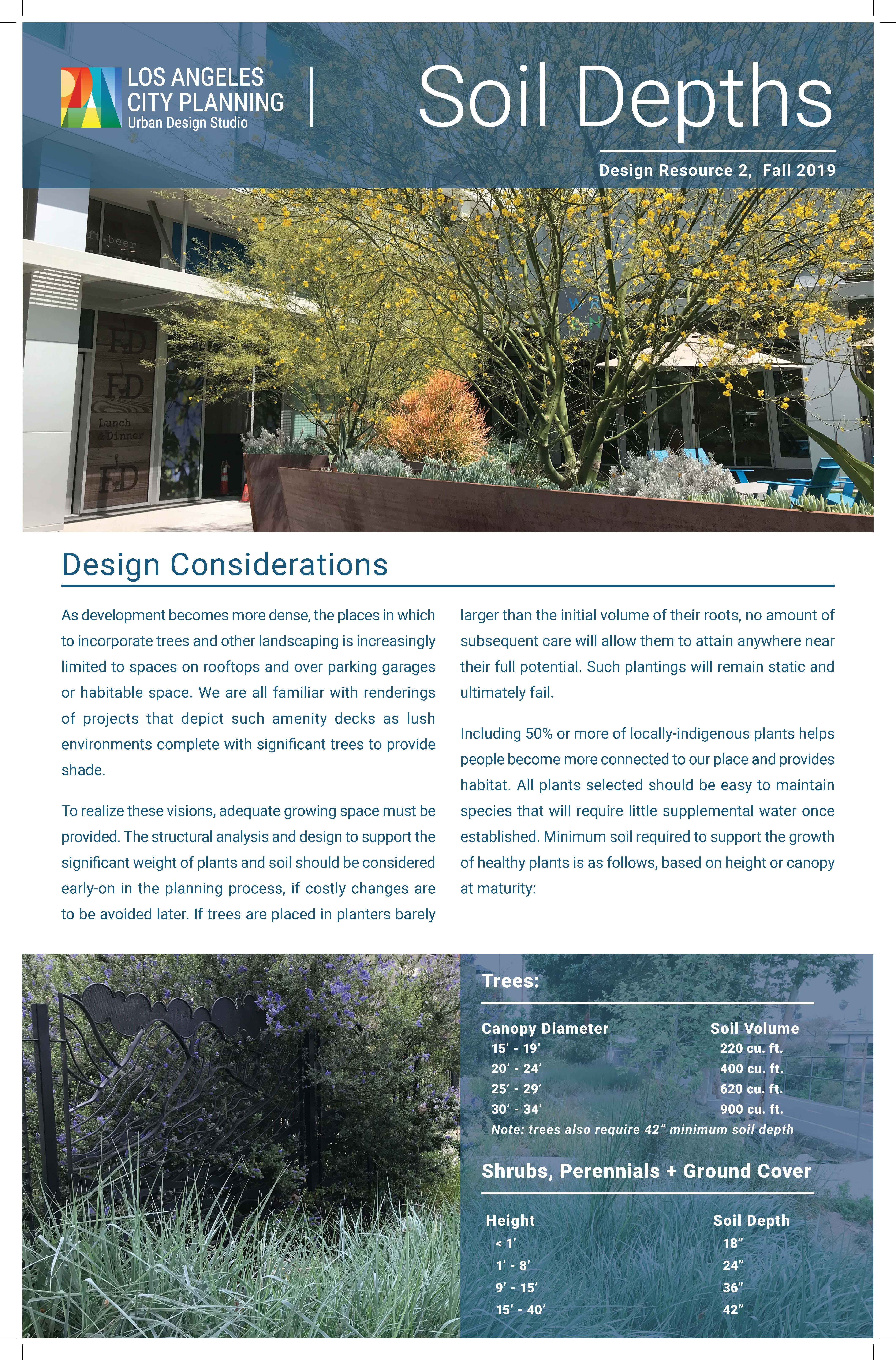 Design Resource 2: Soil Depths