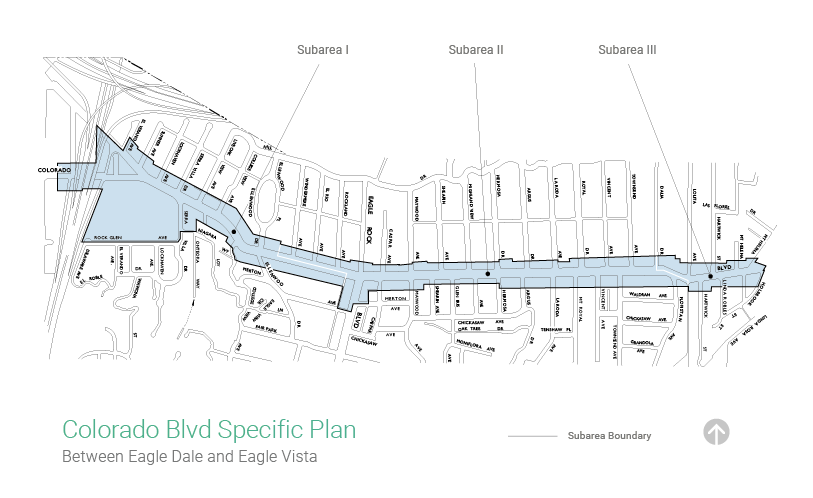 Colorado Boulevard Specific Plan Map